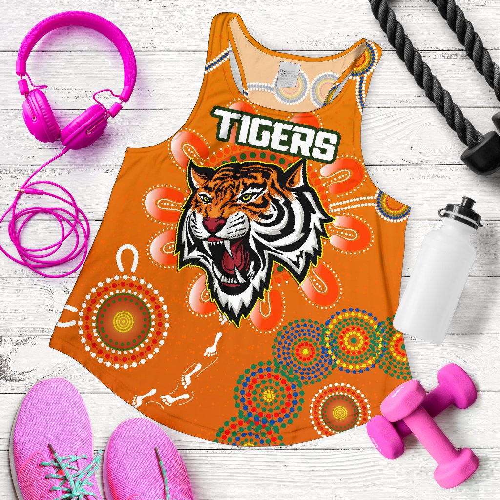 Naidoc Wests Tigers Women Racerback Tank Aboriginal - Vibe Hoodie