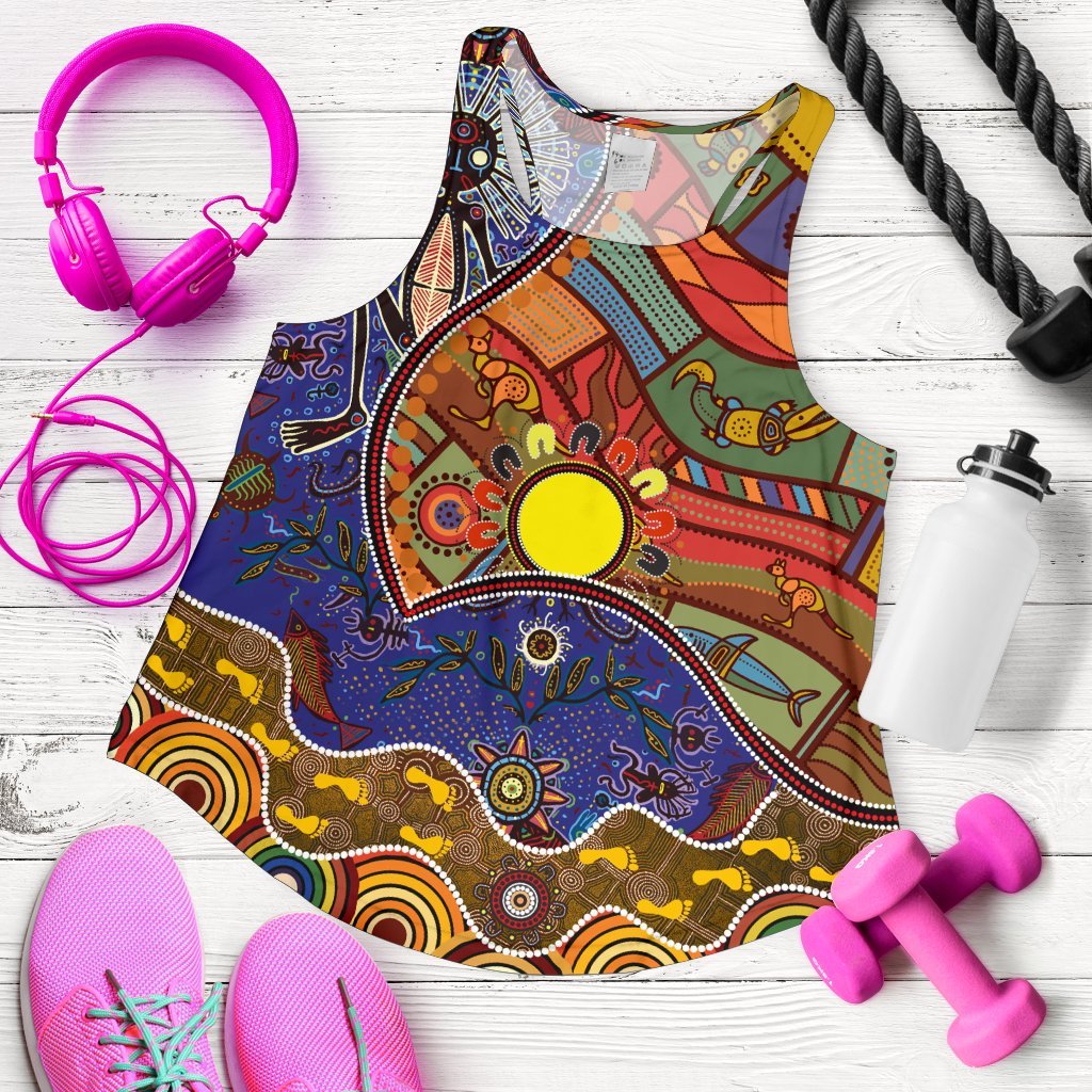 Racerback Tanks- Shaman People and Animals - Vibe Hoodie