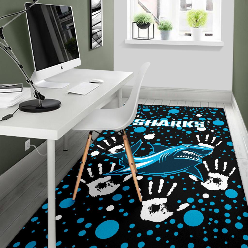 sharks-rugby-indigenous-area-rug-minimalism-version