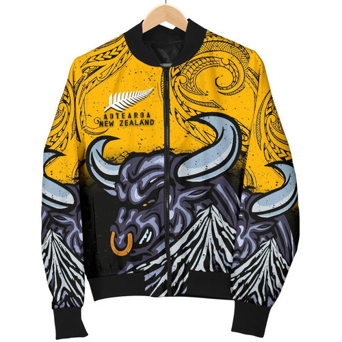 new-zealand-maori-women-bomber-jacket-taranaki-bull