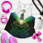 Maori Manaia New Zealand Women Racerback Tank Rasta - Vibe Hoodie