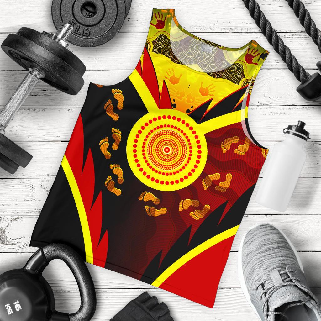 aboriginal-mens-tank-top-indigenous-flag-with-footprint-hand-art
