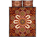 aboriginal-quilt-bed-set-circle-flowers-patterns-ver03