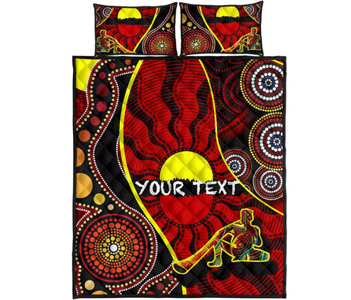 custom-1saustralia-quilt-bed-set-australia-aboriginal-dots-with-didgeridoo