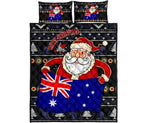 christmas-quilt-bed-set-australia-santa-claus-hold-the-flag-black