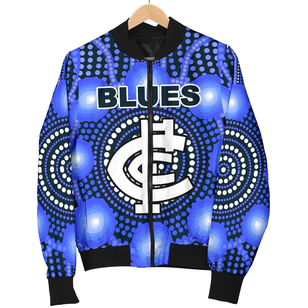 blues-women-bomber-jacket-carlton-bright-indigenous