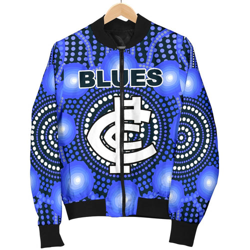 blues-women-bomber-jacket-carlton-bright-indigenous