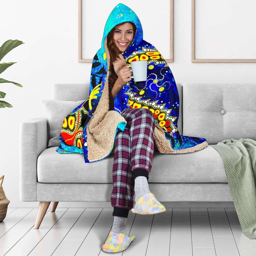 aboriginal-hooded-blanket-indigenous-crocodile