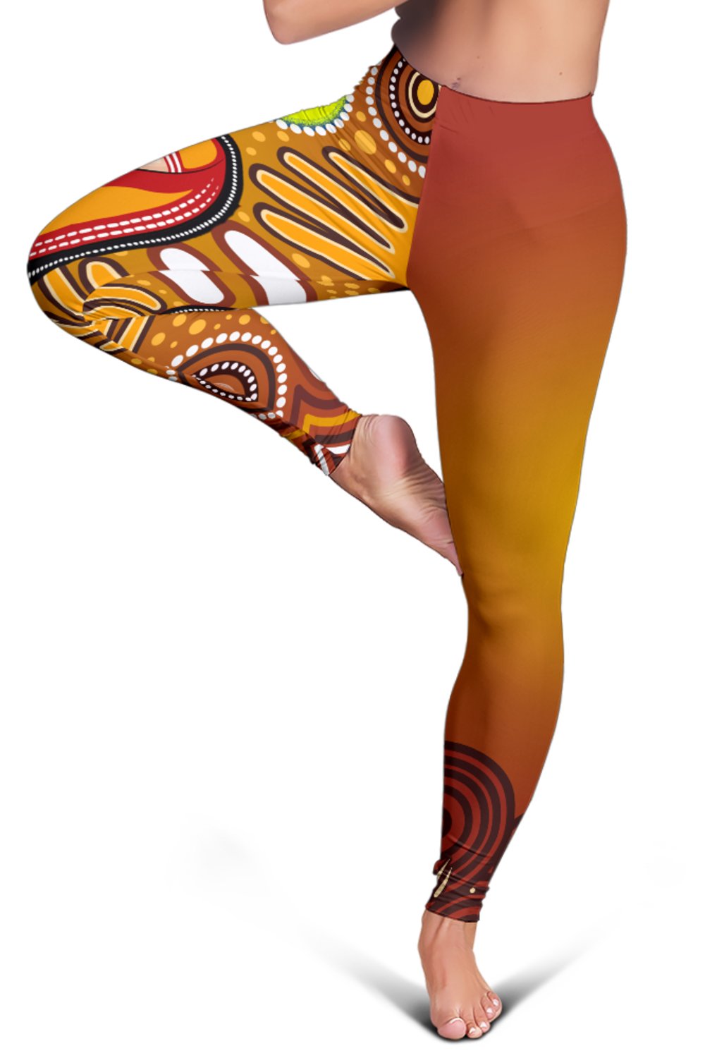 leggings-aboriginal-family-with-dot-painting-art