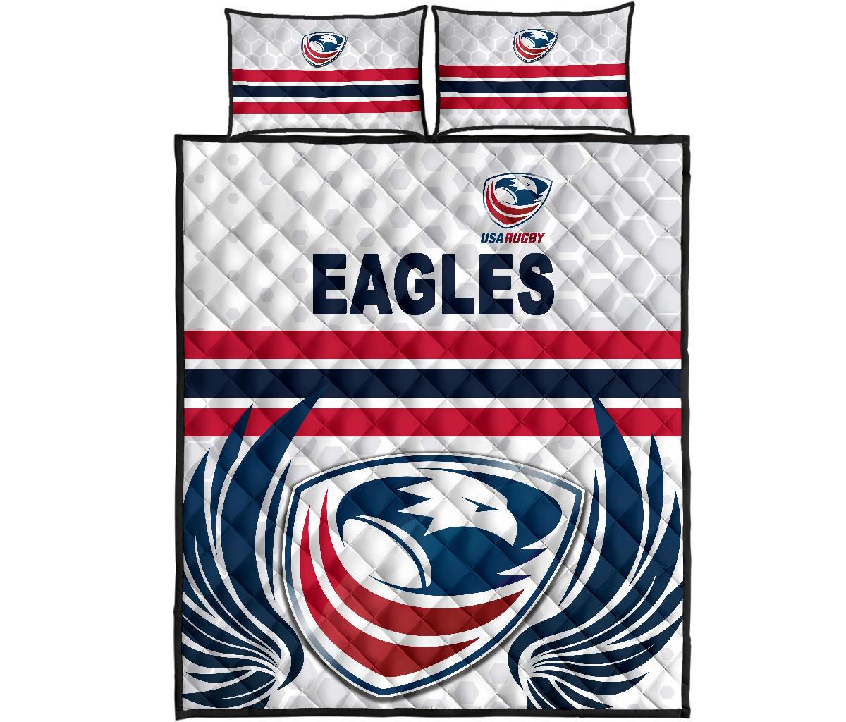 usa-rugby-eagles-quilt-bed-set-simple-style-white
