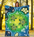 premium-blanket-indigenous-green-turtle