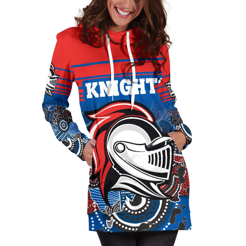 knights-womens-hoodie-dress-newcastle-aboriginal-horizontal-style