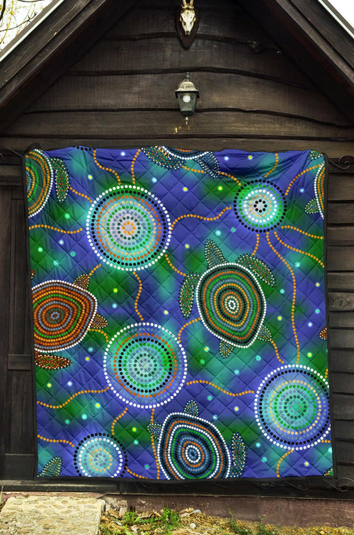 aboriginal-premium-quilt-indigenous-turtle-dreaming