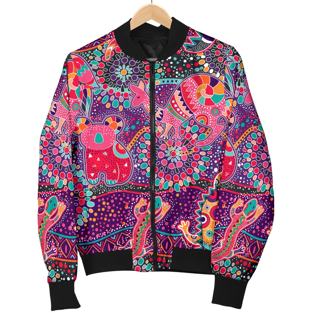 bomber-jacket-aboriginal-patterns-jacket-animal-art-bohemian