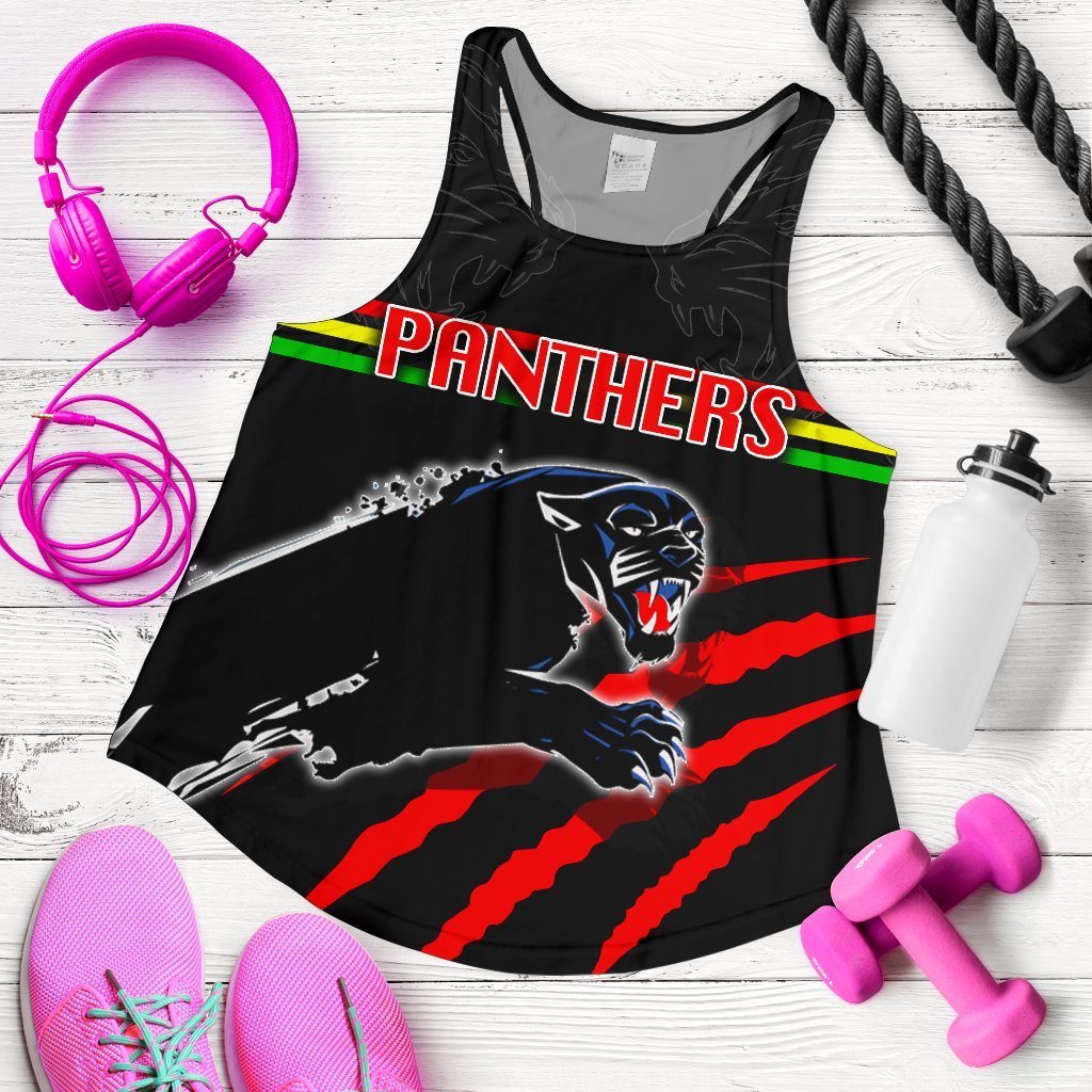 Panthers Women's Racerback Tank Claws - Vibe Hoodie