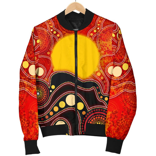 aboriginal-lives-matter-womens-bomber-jacket-aboriginal-flag-dot-painting-art