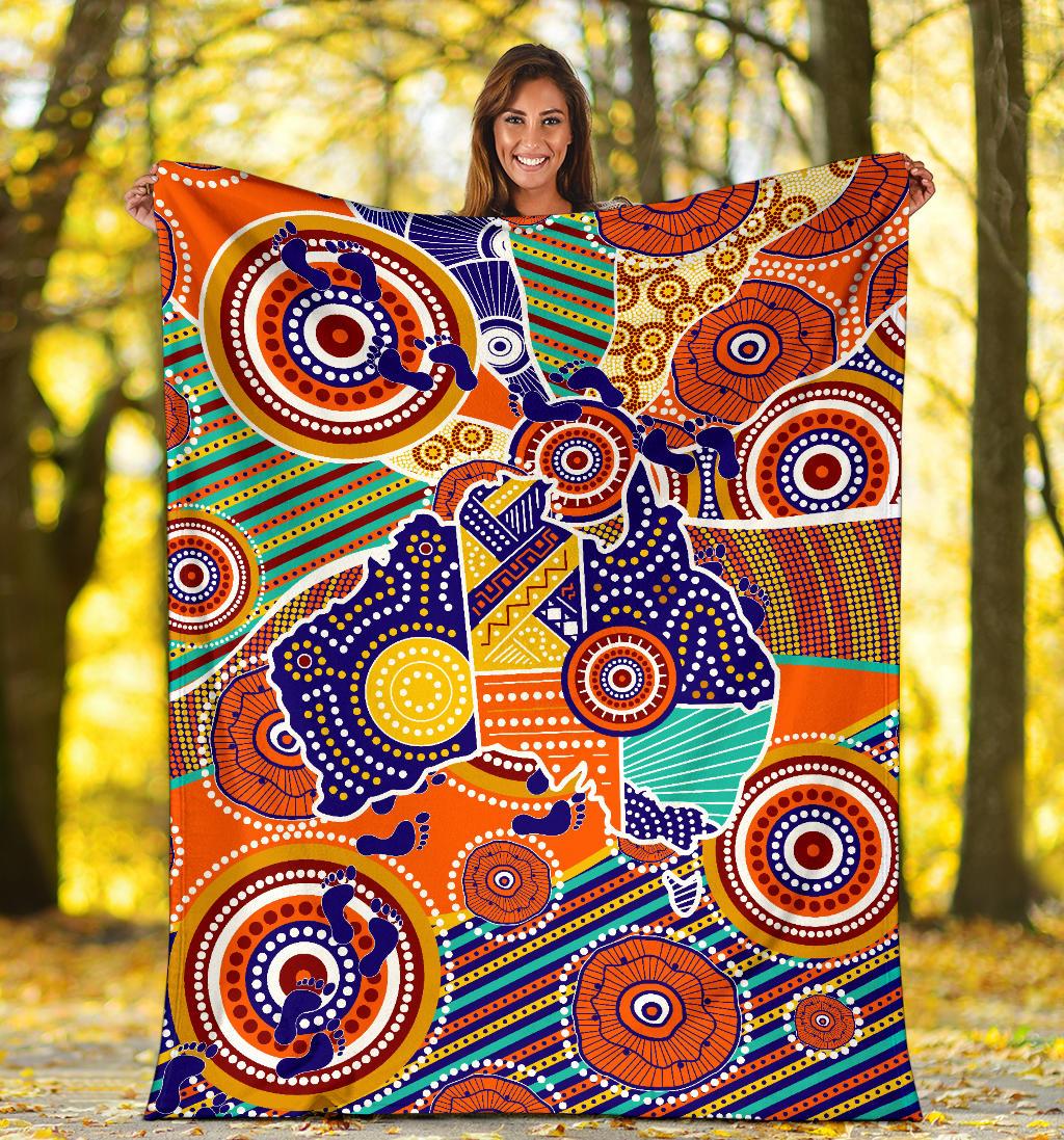 aboriginal-premium-blanket-australian-map-dot-painting