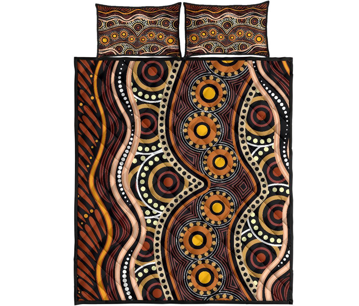 aboriginal-quilt-bed-set-indegenous-dot-painting-art-1