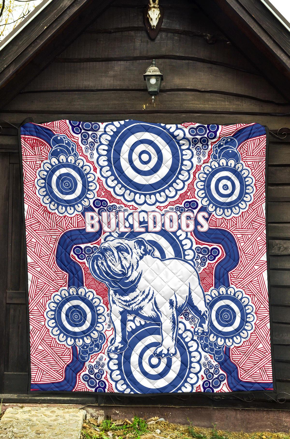 western-premium-quilt-bulldogs-simple-indigenous