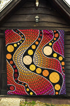 aboriginal-premium-quilt-australia-colorful-circle-dot-painting-art
