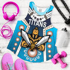 Gold Coast Women Racerback Tank Titans Gladiator Simple Indigenous - Vibe Hoodie