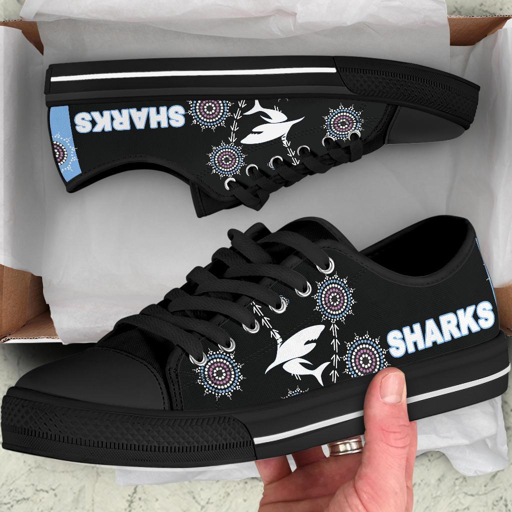 cronulla-low-top-shoe-sharks-simple-indigenous-black