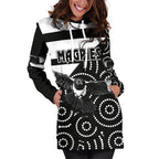 western-suburbs-magpies-womens-hoodie-dress-simple-indigenous