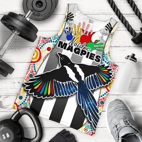custom-personalised-magpies-naidoc-week-mens-tank-top-collingwood-modern-style