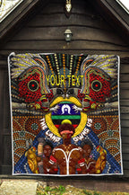 custom-text-the-land-owns-us-premium-quilt