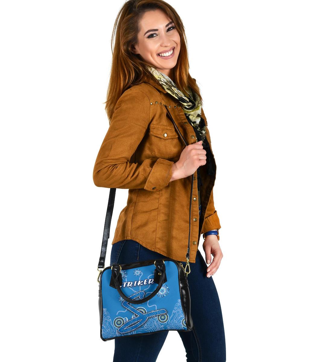 Strikers Shoulder Handbag Indigenous Blue Energy - Vibe Hoodie