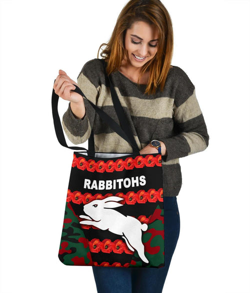 south-sydney-rabbitohs-tote-bag-anzac-day-poppy-flower-vibes