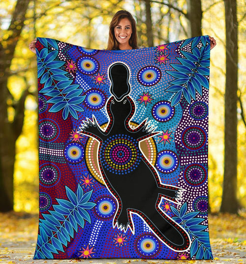 aboriginal-premium-blanket-indigenous-platypus