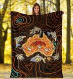 premium-blanket-australia-map-aboriginal-animals-dot-painting-blanket
