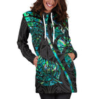 aotearoa-maori-women-hoodie-dress-silver-fern-koru-vibes