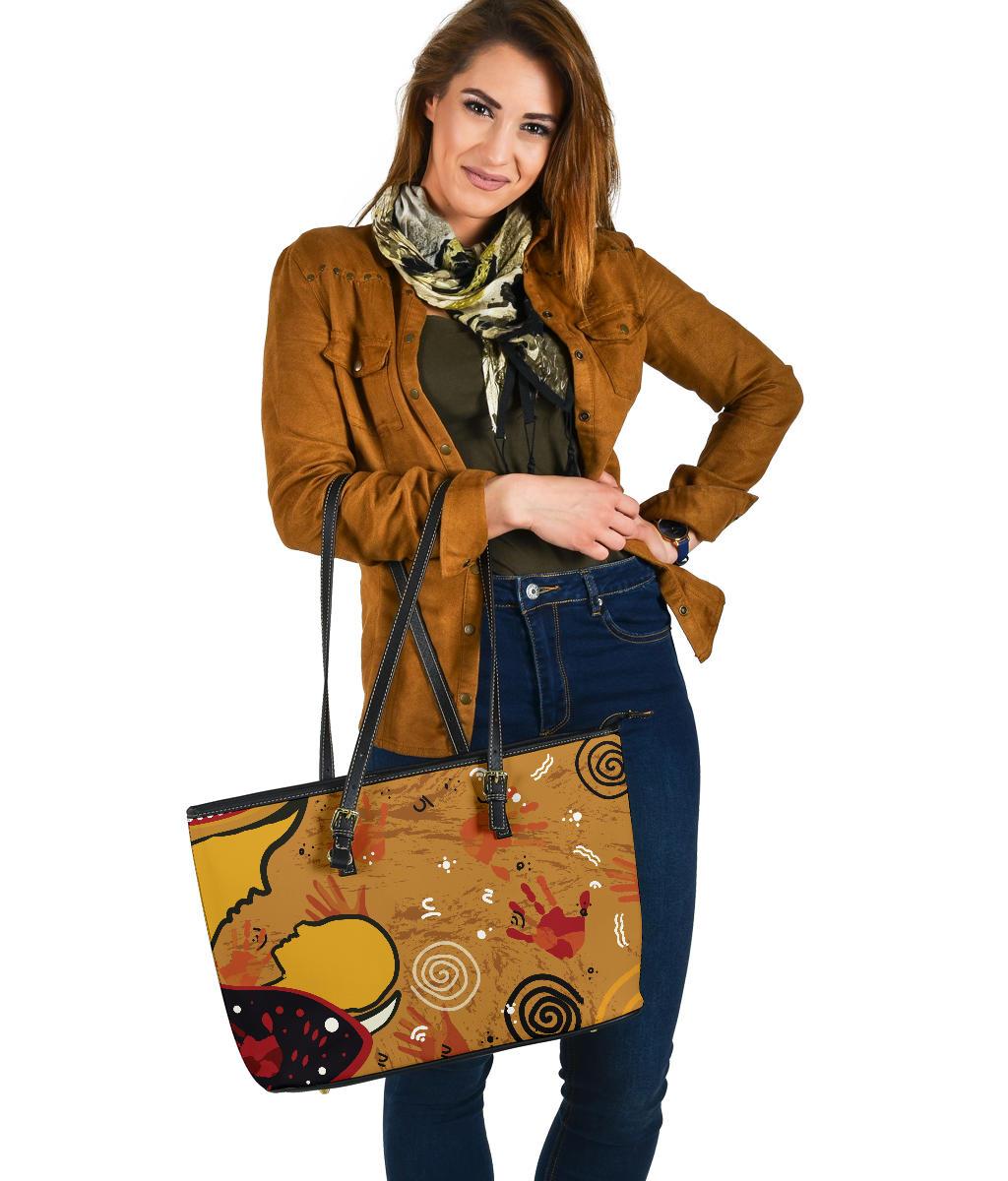 leather-tote-bag-mother-and-son-hand-art