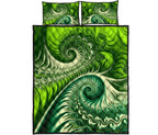 new-zealand-quilt-bed-set-koru-fern-quilt-and-pillow-cover-abstract-style