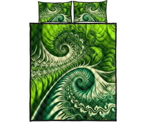 new-zealand-quilt-bed-set-koru-fern-quilt-and-pillow-cover-abstract-style