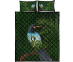 huia-bird-new-zealand-quilt-bed-set