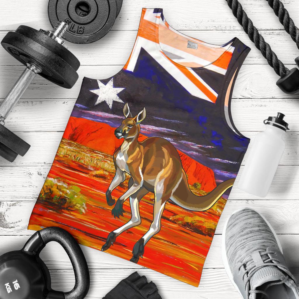 men-tank-top-kangaroo-mens-tank-aus-flag-uluru