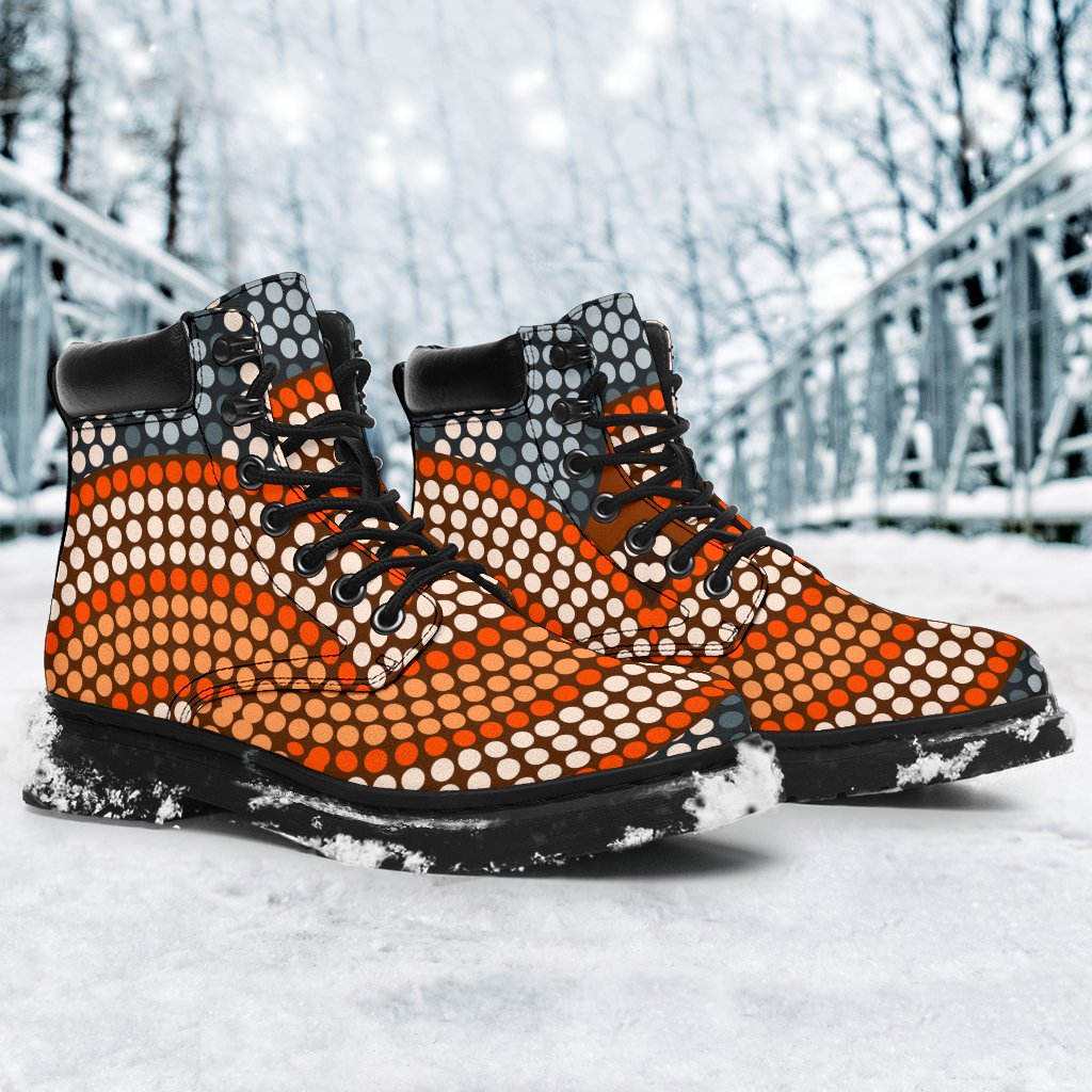 aboriginal-boots-circle-dot-painting-all-season-ver05a