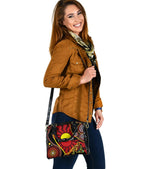 [Custom] Shoulder Handbag - Australia Aboriginal Dots With Didgeridoo - Vibe Hoodie