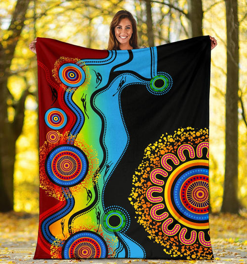 premium-blanket-aboriginal-blanket-blue-dream
