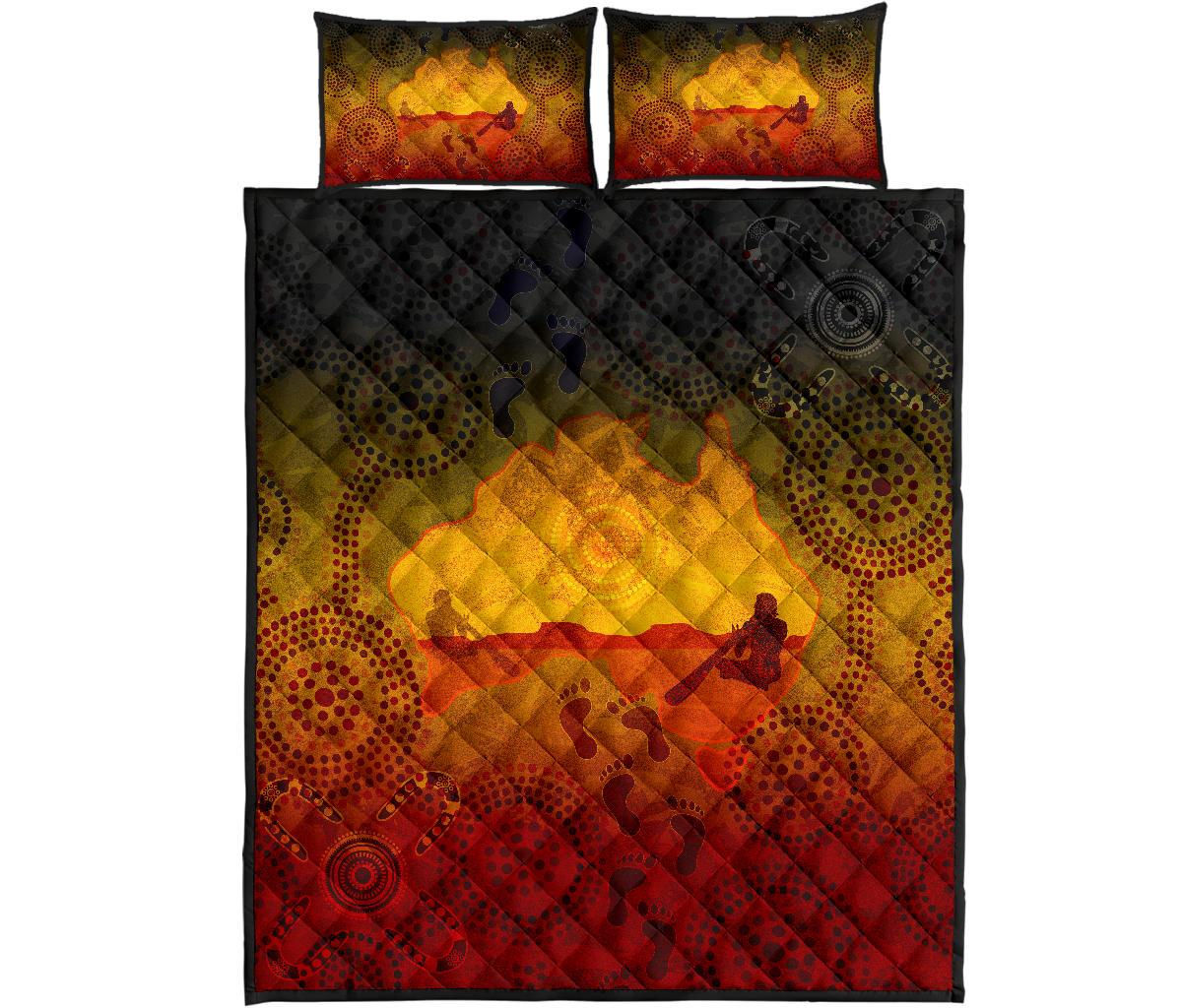 aboriginal-quilt-bed-set-australian-map-with-indigenous-color
