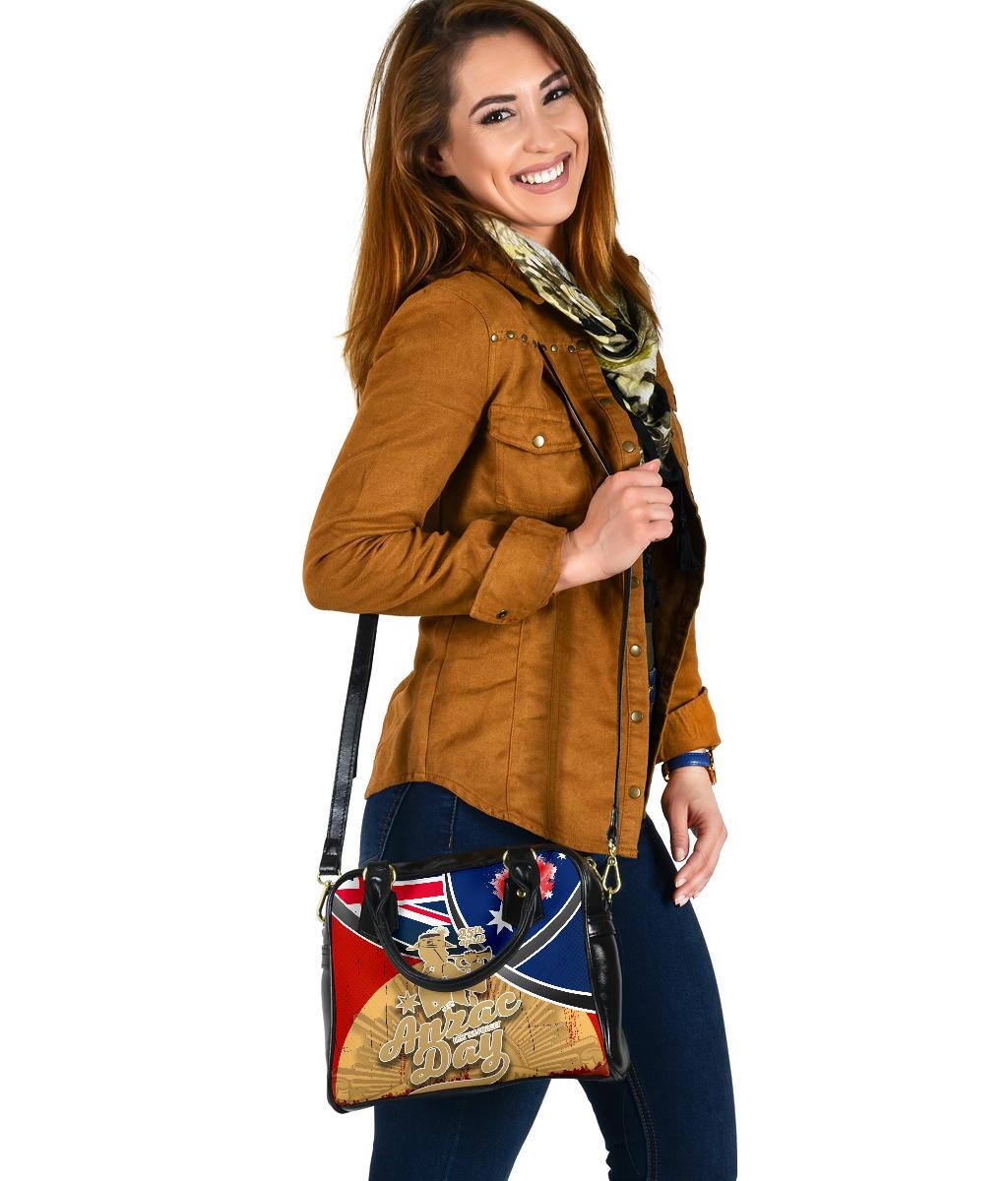 Shoulder Handbag - Anzac Lest We Forget - Vibe Hoodie