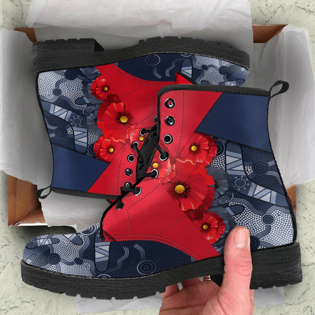 aboriginal-leather-boots-anzac-day