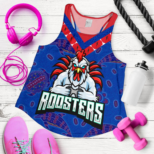 Sydney Roosters Indigenous Anzac Women Racerback Tank Prairie Style - Vibe Hoodie