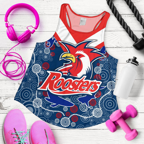 Rooster Indigenous Women's Racerback Tank Rugby - Vibe Hoodie