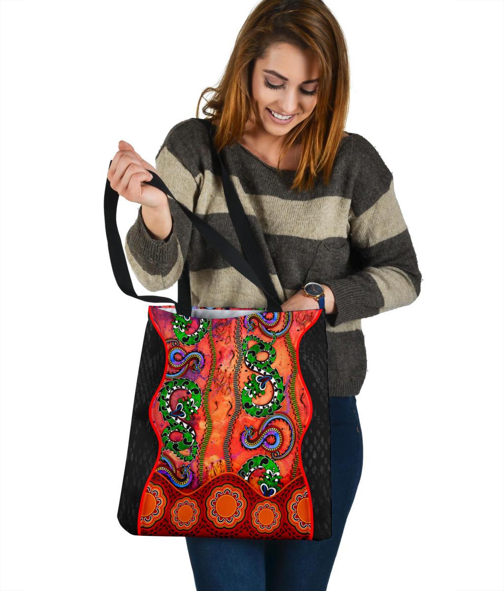 aboriginal-tote-bags-aussie-indigenous-patterns-orange