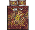 custom-aboriginal-quilt-bed-set-indigenous-lizard-dot-painting-art