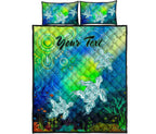 custom-text-aboriginal-quilt-bed-set-indigenous-turtle-ocean-dot-painting-art